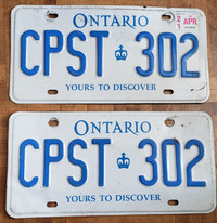Ontario licence plate souvenir Canada   plaque collection