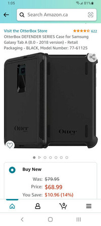 Otterbox Denfender case for Samsung Galaxy Tab A 8" (2018) new