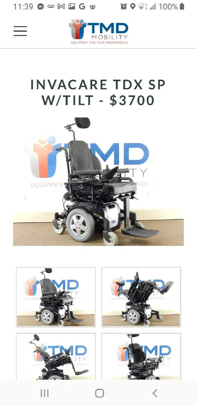 electric assistive wheelchair in Health & Special Needs in Kingston - Image 2