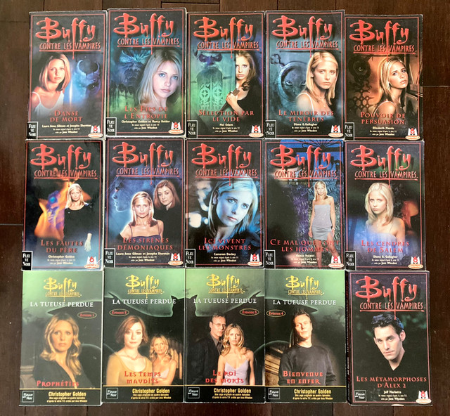 Livres Buffy contre les vampires,éditions Fleuve noir in Children & Young Adult in Gatineau