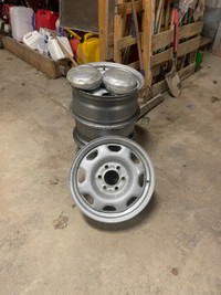 Set Ford F150 Steel Rims with TPS Sensors