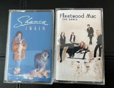 $5 EACH cash only Shania, Fleetwood Mac The Dance. Pickup in Riverbend area off north Main Street