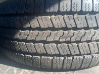 One like new 265 60 18 Goodyear wrangler SRA $120 out of the doo