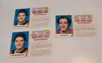 3 carte vintage d'ESSO (1983) Jeu des étoiles du hockey1.RICHAR