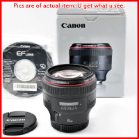 Generation 2 Canon EF 85mm f/1.2 L II USM Full Frame lens