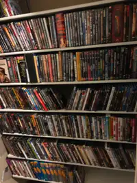Over 800 DVDs - many brand new
