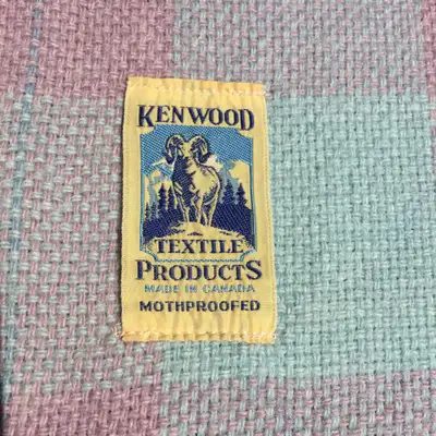 WOOL Blanket Vintage Kenwood Canada, View more