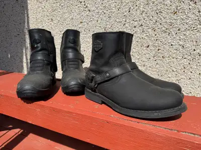 2 pairs available Pair on left is size 11 Pair on right is size 11.5 Both are authentic and full lea...