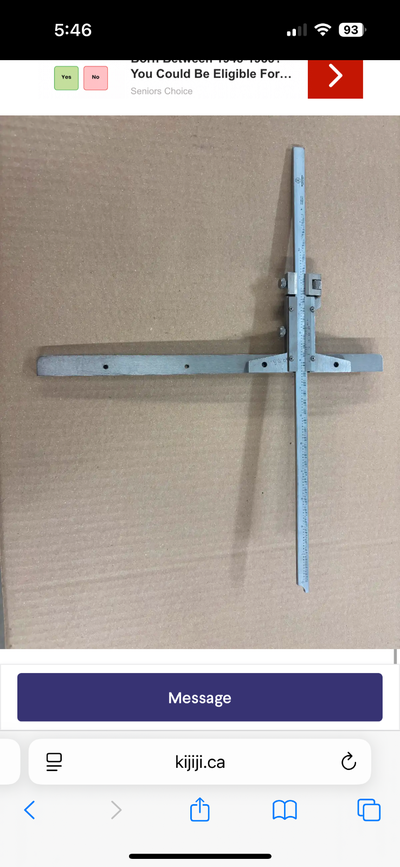 Mitutoyo #527-113 0-12” stainless steel depth vernier . Comes with 12 1/2” extension base accessory....