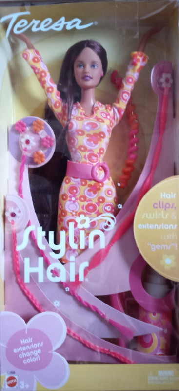2002 Stylin'  Hair Teresa Barbie in Toys & Games in Calgary