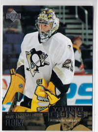 MARC-ANDRE FLEURY - 2003-04 UD YG RC … PSA 7,8.5, BGS 9 ($1,800)