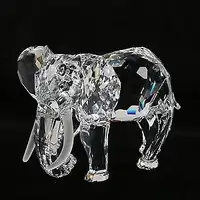 SWAROVSKI Crystal Figurine  ~  1993 SCS ELEPHANT  ~  SIGNED MIB