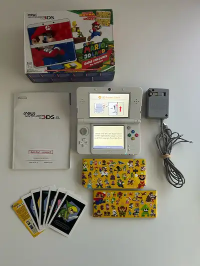 Very good condition Mario edition system w/mario 3D land download on system Original box & manual Ex...