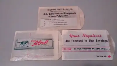 Dozens of film negatives within. $20 for the lot. Pick up only in Etobicoke