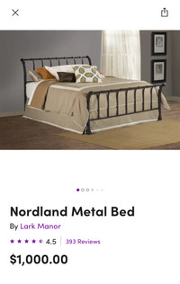 King bed frame