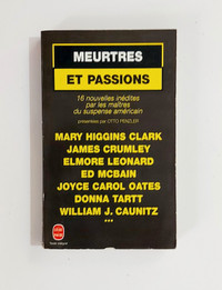 Roman - Mary Higgins Clark -MEURTRES ET PASSIONS -Livre de poche