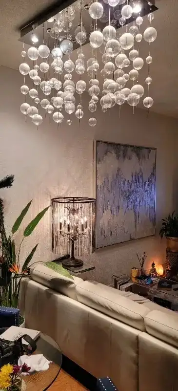 BUBBLE Ceiling Light Chandelier (LED!!) - only $50! in Indoor Lighting & Fans in City of Toronto - Image 10