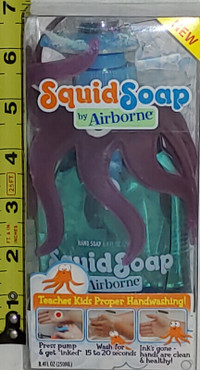 Squid Liquid Soap by Airborn NEW in Box