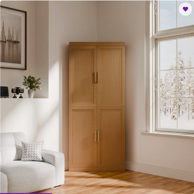 Armoire d'angle à tablette réglable, View more