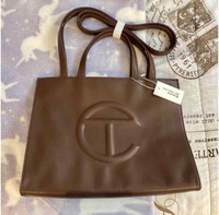 Telfar Medium Brown Shopping Bag 
