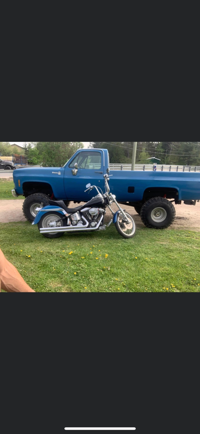 Looking for trade my 1990 Harley soft tail 1340 evo and my 2016 renegade 850 with some extras for si...