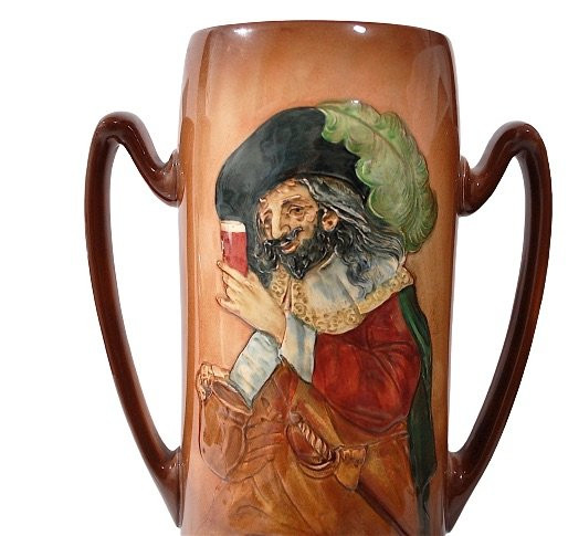 Royal Doulton Kingsware 'Here's A Health Unto His Majesty' Vase in Arts & Collectibles in Markham / York Region - Image 3
