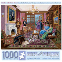 PUZZLE MYSTERY 1000 MURDER AT BEDD=FORD MANOR COMME NEUF