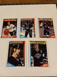 Hockey Cards Wayne Gretzky OPC Mint Condition Lot of 5