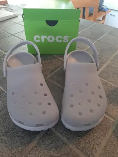 Price reduced for quick sale. Brand new women's Crocs, View more