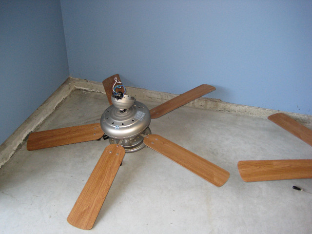 used pull- ceiling fans with lights for sale-----4 are available in Indoor Lighting & Fans in Chilliwack - Image 2