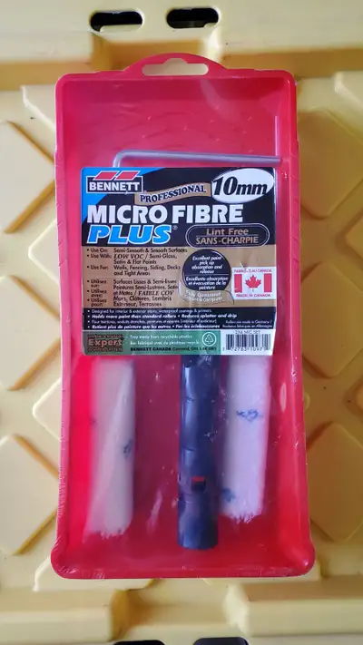 Bennett Trim & Edge Lint Free Microfibre Mini Paint Roller Kit,, View more