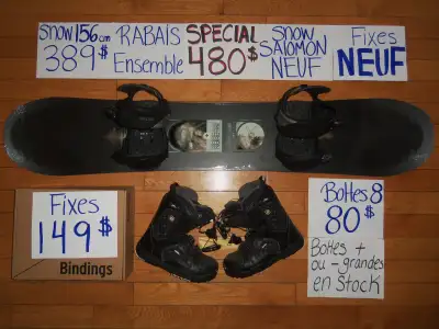 ENSEMBLES KITS DE SNOWBOARD PLANCHES A NEIGE SNOW, View more