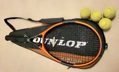 DUNLOP VIS PRO LINEAR 110 TENNIS RACQUET MID PLUS 4 3/8