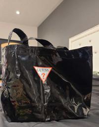Guess Patent Vinyl Tote