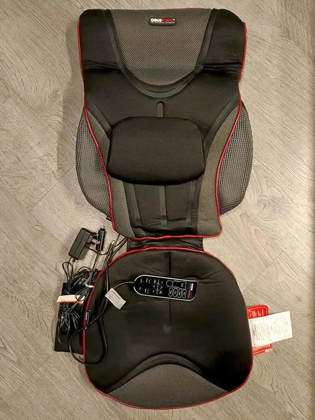 $25(NEW)-OBUSFORME Home/Auto Heated Back & Seat Massage Cushion in Health & Special Needs in City of Toronto - Image 2