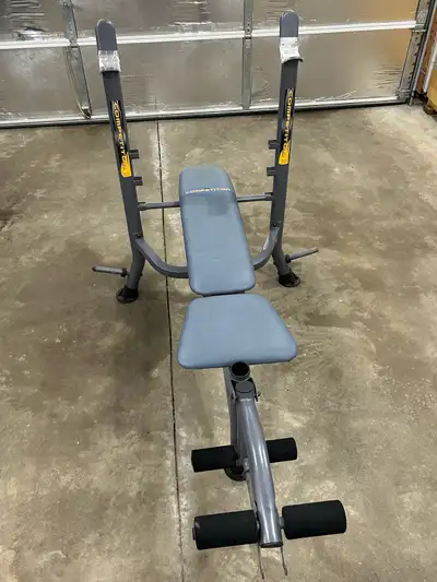 Heavy Duty Exercise Bench with attachments, View more