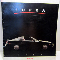 Vintage Sales Pamphlet for 1988 Supra 2015 Genesis 2012 Hyundai