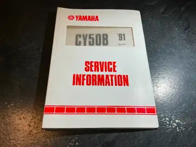 1991 Yamaha CY50B Jog Scooter Service Information Manual, View more