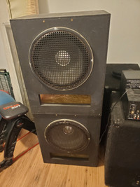 Bass cabs with massive Celestion Powercel 15-250 speakers