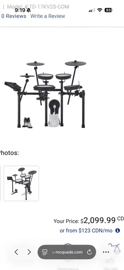 Roland electric drum, View more