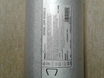 New 12" X 4" Model UPP ultimate Pellet Pipe. Minimum 1" air space required to combustion materials a...