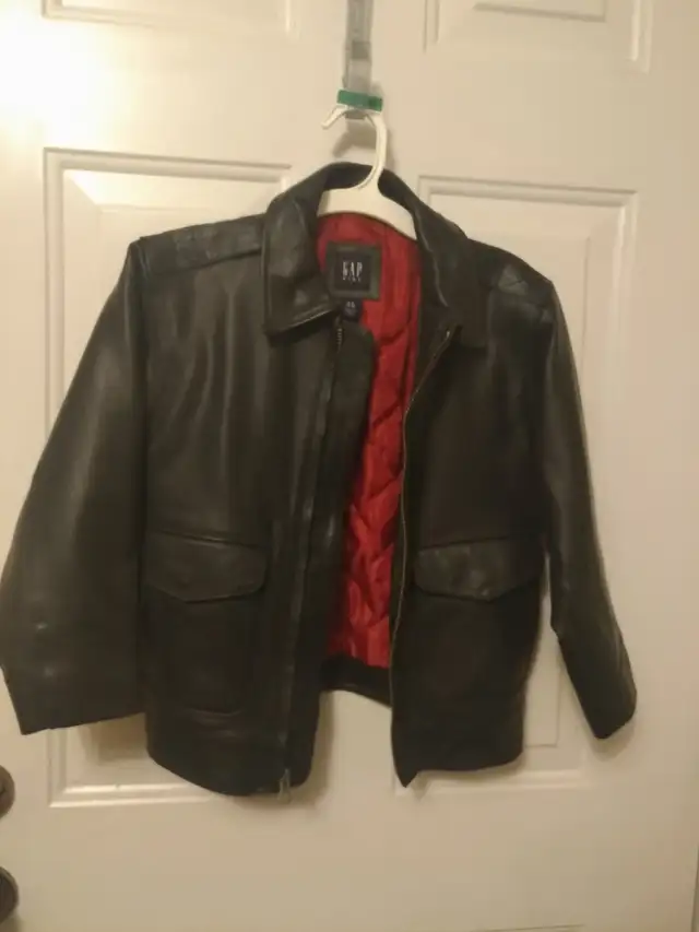 Boys leather Gap jacket64519998013826121