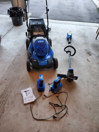 Kobalt Brushless 40V max lawn mower and trimmer