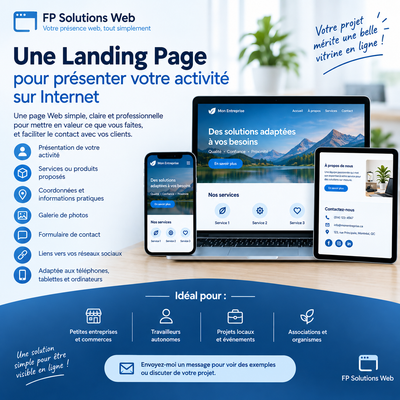 Site web / Landing Page, View more