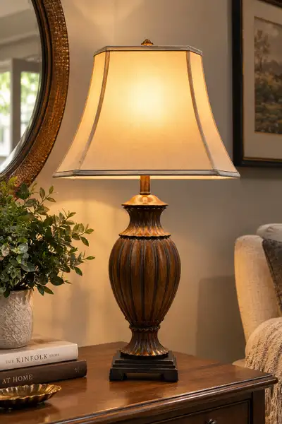 Vintage Bronze Lamp, View more