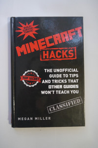 2 Minecraft Hacks books. $10 each