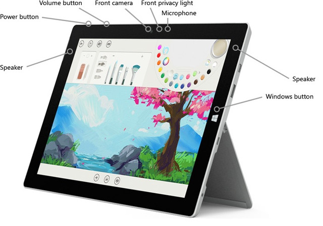 Tablet Microsoft Surface 3 Windows dans iPad et tablettes  à Ville de Montréal - Image 2