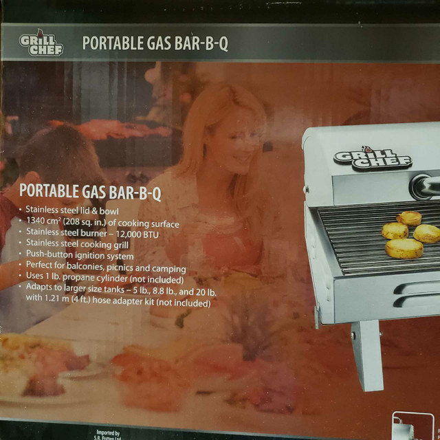 Grill Chef Portable BBQ, New w/ box $160,  Riverbend  in BBQs & Outdoor Cooking in Calgary - Image 3