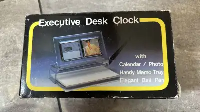 Executive Desk Clock, View more