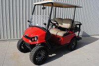 New EZGO Express S4 Elite Lithium Golf Cart, Flame Red